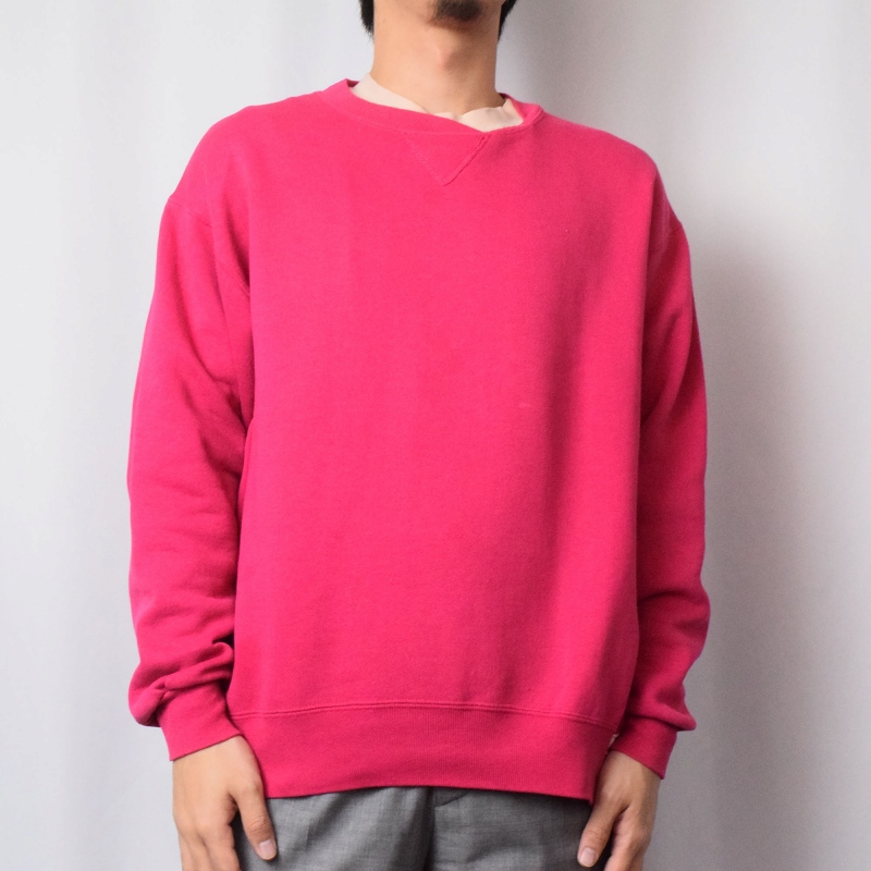 再入荷のおすすめ最新情報 90's〜 無地スウェット 前V ATHLETIC RUSSELL トップス