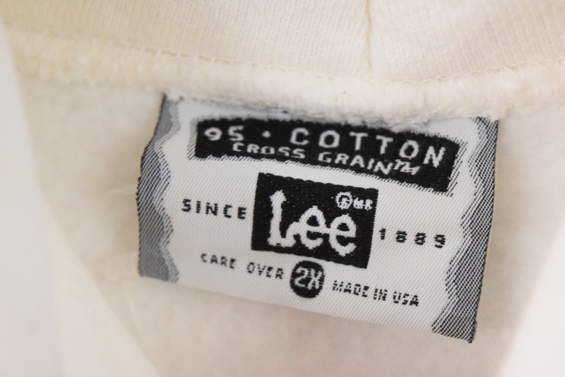 vintage old 90s Lee REVERSE WEAVE Type Sweat Parka MADE IN