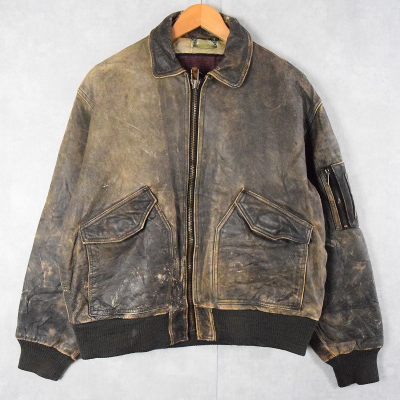 人気商品は 80s 80年代 90年代 レザージャケット ブラウン 茶色 90s ジャケット・アウター