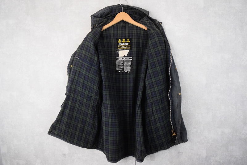 90s イングランド製  Barbour バブアー オイルドジャケットメンズ