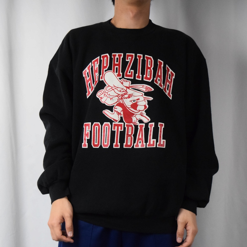 90年代 90s ラッセルアスレチック アメリカ製 カレッジ 黒 ブラック│ヴィテージ古着屋Feeet 通販 名古屋 大須 メンズ