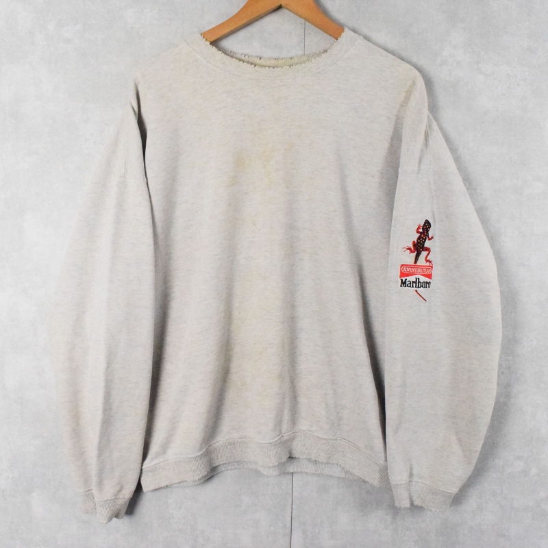 90's Marlboro USA製 タバコ企業 ロゴ刺繍 スウェット XL