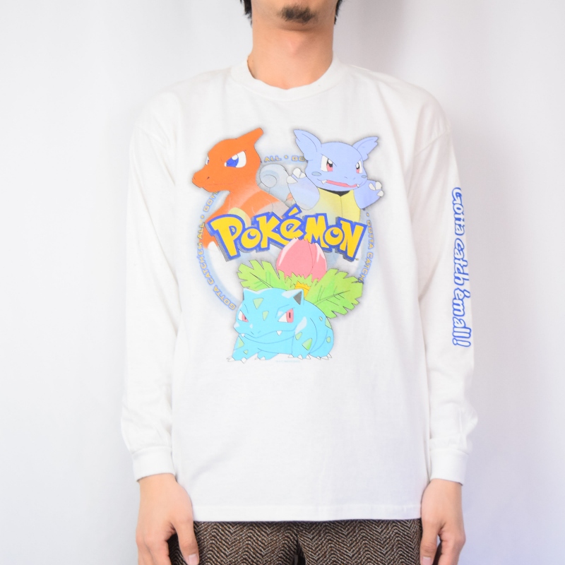 DEADSTOCK 90s ビンテージ 任天堂公式 ポケモン アニメTシャツ