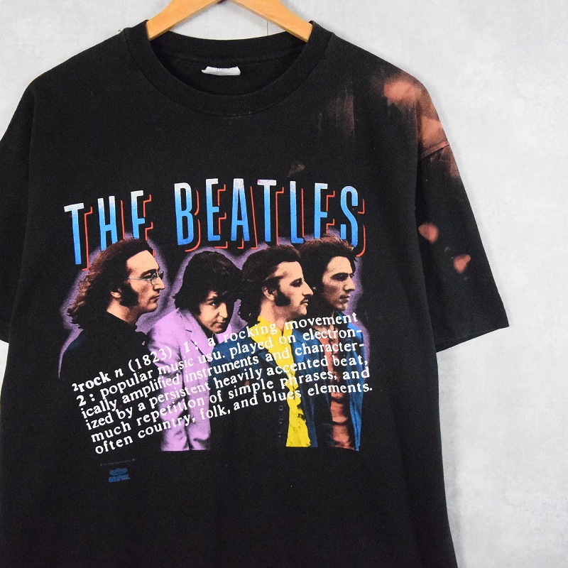 90's THE BEATLES USA製 ロックバンドプリントTシャツ XL