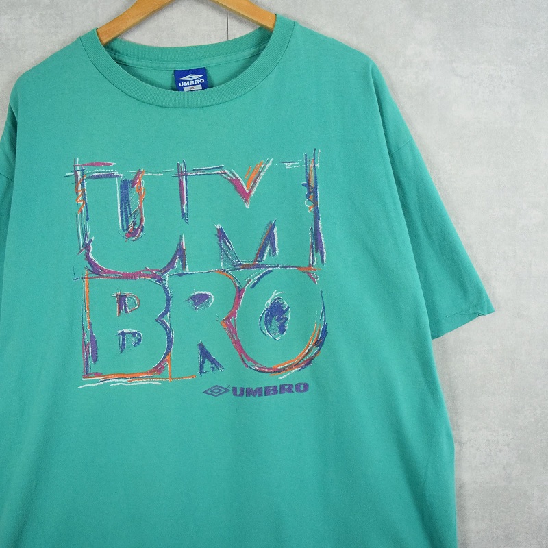 90's UMBRO USA製 ロゴプリントTシャツ XL