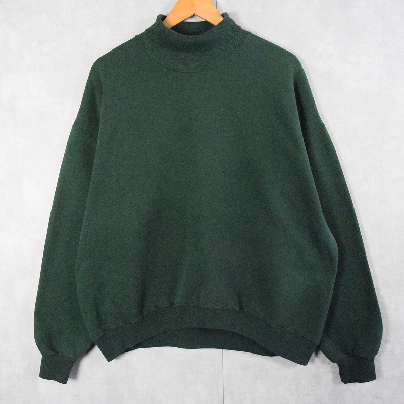 JERZEES SUPER SWEATS USA製 無地 タートルネックスウェット XL