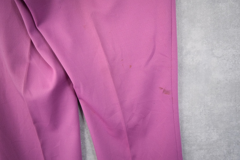 60s-70s vintage レーヨン スラックス pink ピンク