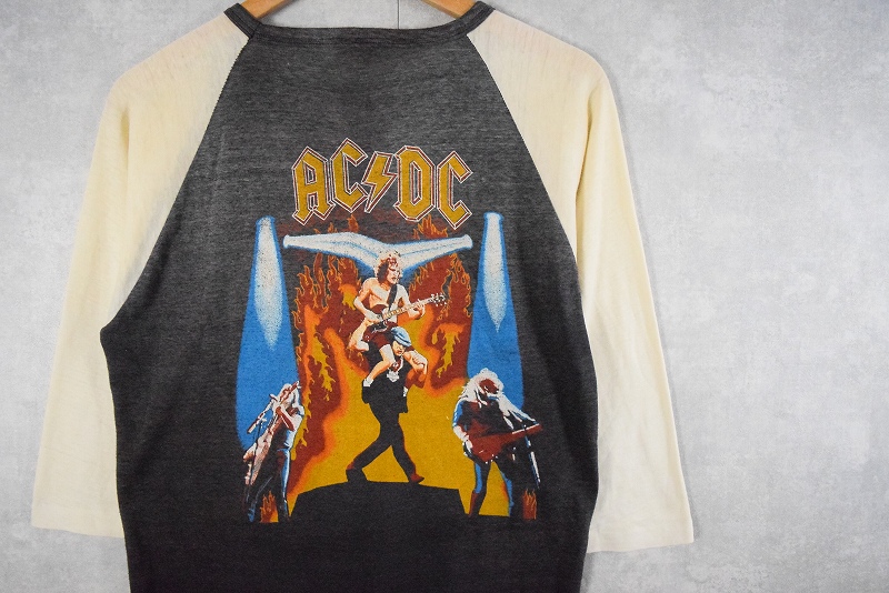 期間限定お買い得商品 |  通販 70年代 70s エーシーディーシー バンT ミュージック 音楽 トップス