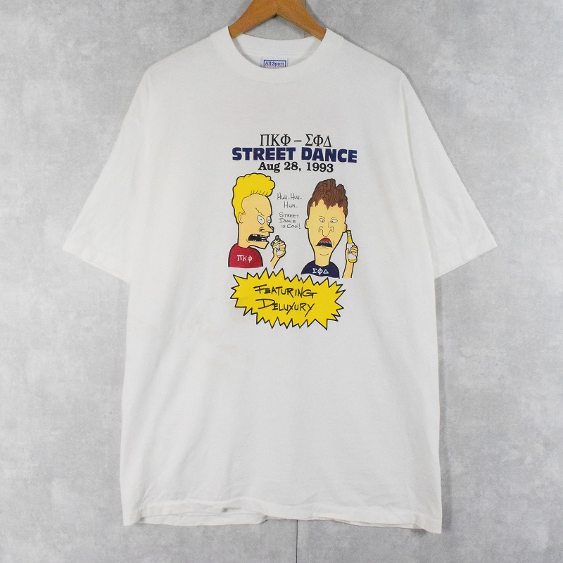 90's BEAVIS AND BUTT-HEAD USA製 キャラクタープリントTシャツ XL
