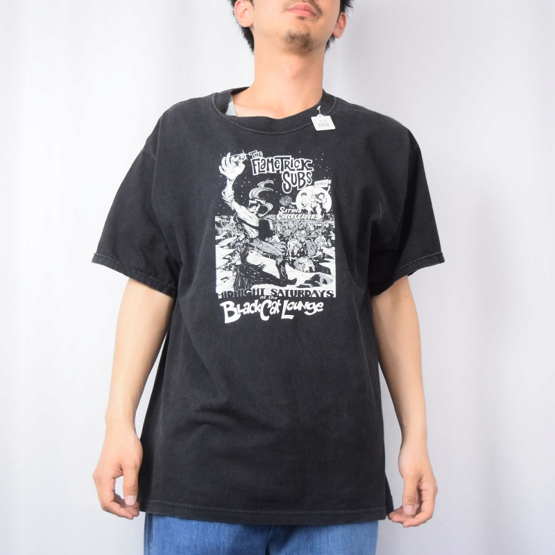 THE FLAMETRICK SUBS オルタナティブロックバンドTシャツ BLACK L