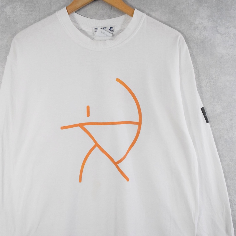 白 ホワイト 長袖Tシャツ ロゴ|ヴインテージ古着屋Feeet 通販