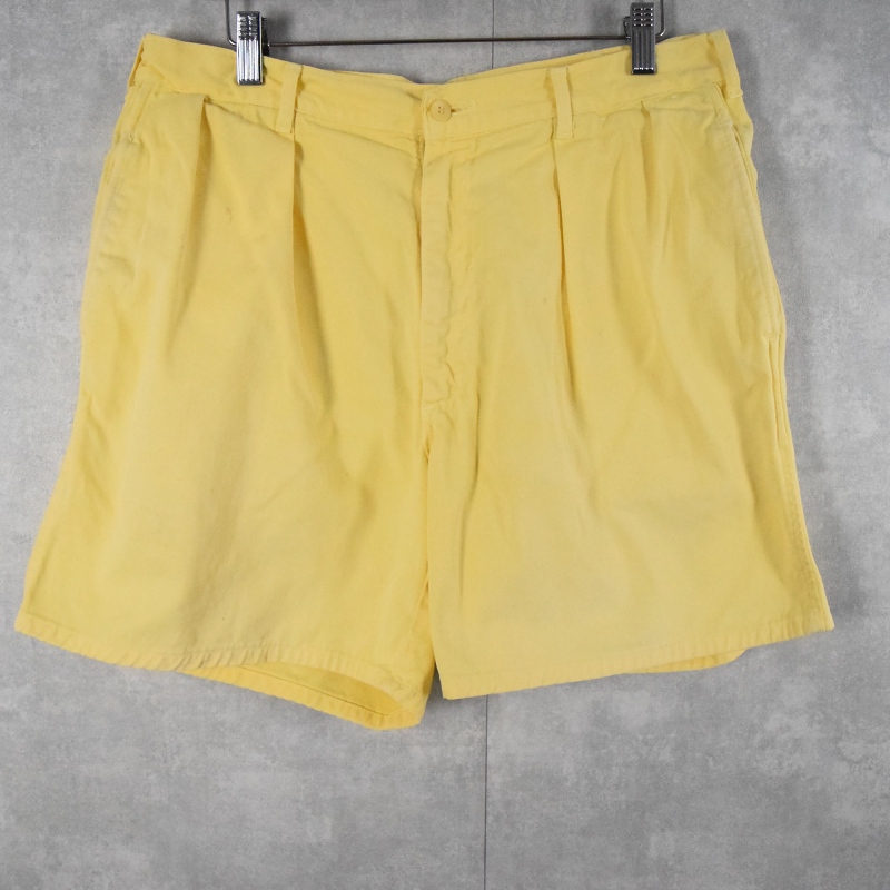 90's POLO Ralph Lauren USA製 2タック コットンチノショーツ SIZE35