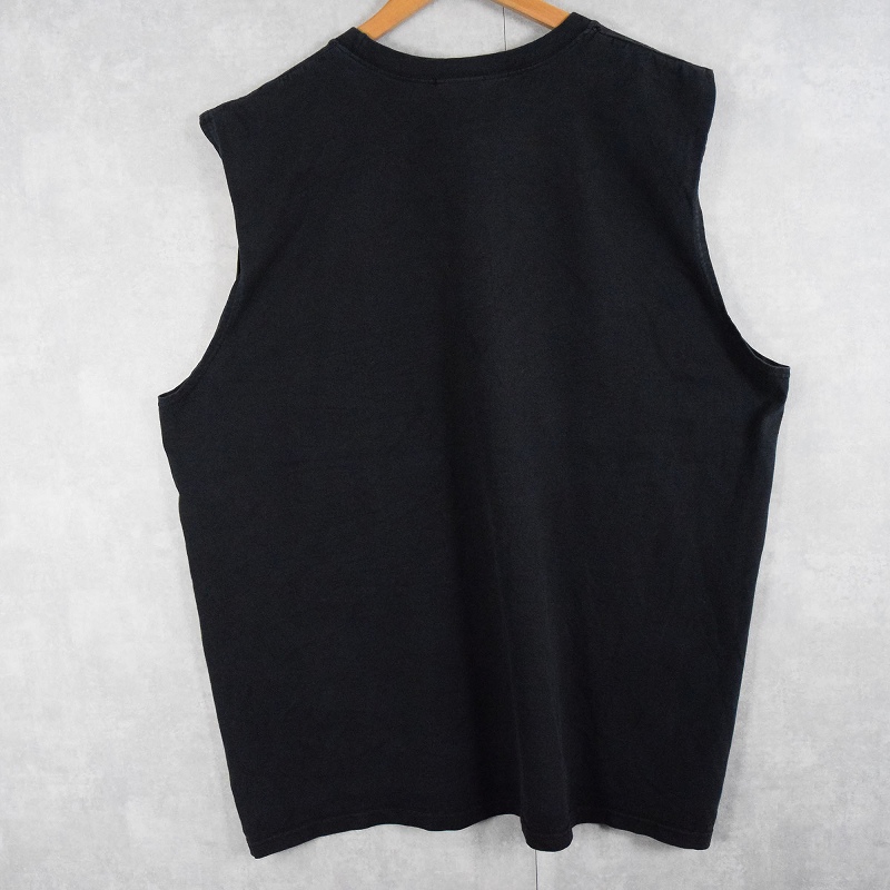 NIKE ロゴ刺繍 タンクトップ BLACK XXL