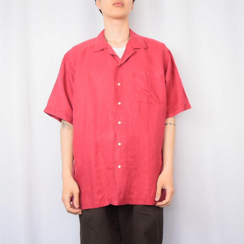 Polo Ralph Lauren ラルフローレン CALDWELL シルクリネン 開襟
