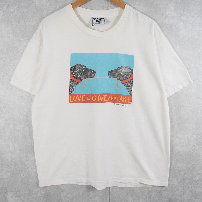 ポールスミス ロンドン 90s ブルドッグ 犬 白Tシャツ 日本製