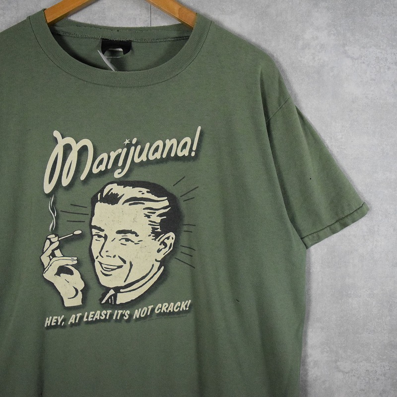 マリファナ　ヴィンテージ Tシャツ　大麻　ボロ　キムタク　菅田将暉　在原みゆ紀 マリファナヴィンテージ Tシャツ大麻ボロキムタク菅田将暉在原みゆ紀