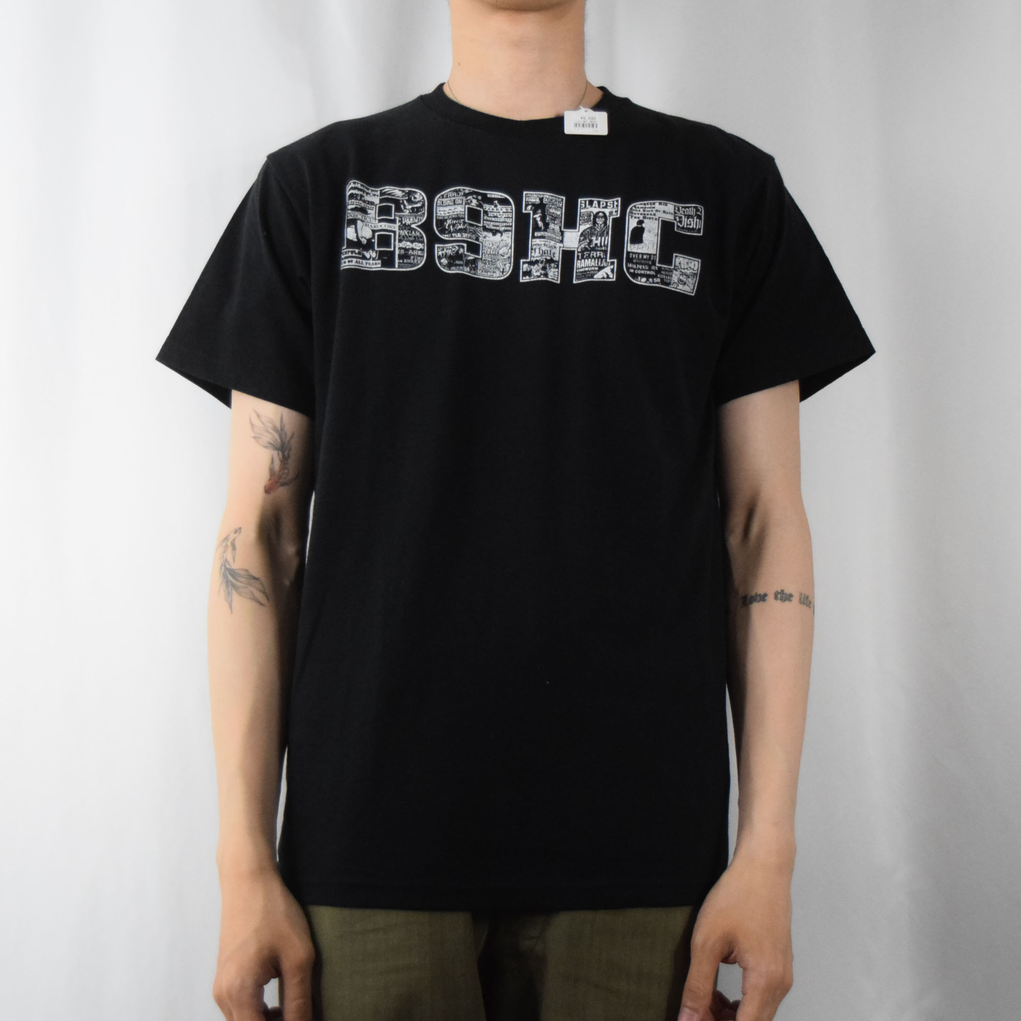 BRIDGE 9 RECORDS ハードコア レコード レーベル プリントTシャツ BLACK M