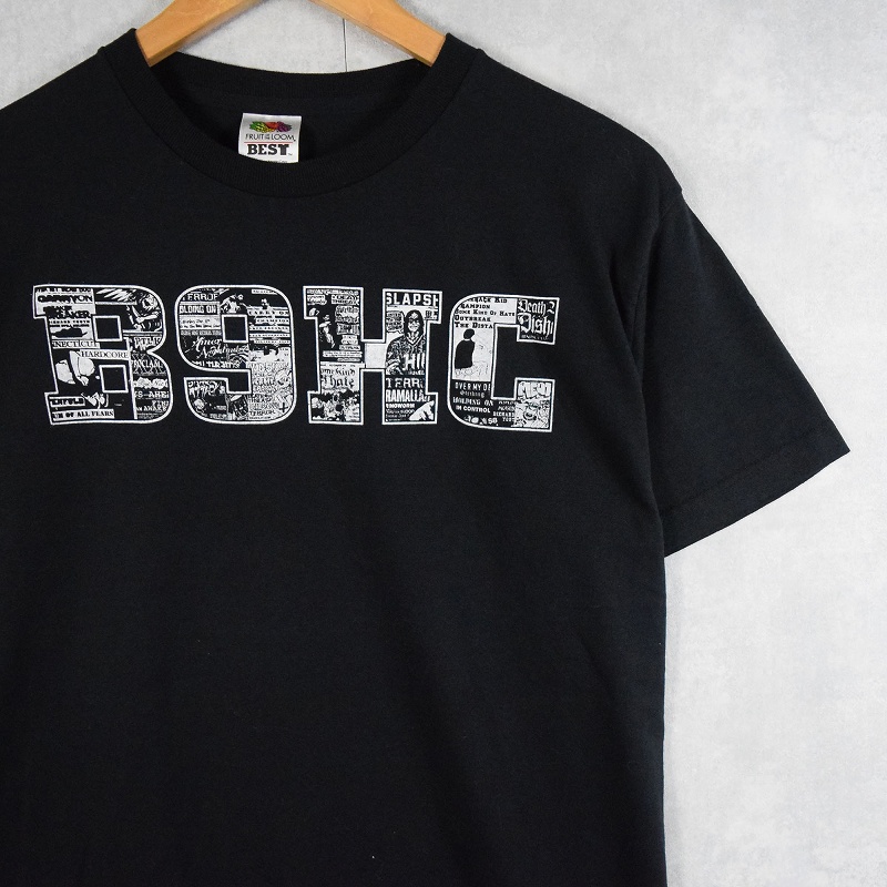 BRIDGE 9 RECORDS ハードコア レコード レーベル プリントTシャツ BLACK M