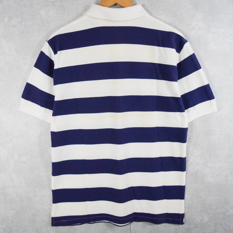 美品 POLO RALPH LAUREN ポロシャツ ネイビー×ホワイト ベア