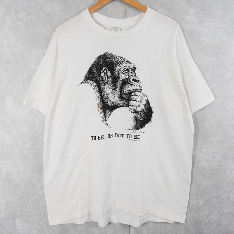 90s USA製】 made al the beach ゴリラTシャツ - メルカリ