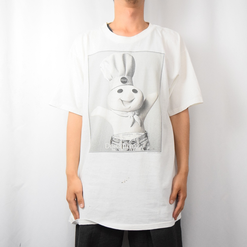 90's Doughboy USA製 キャラクターパロディTシャツ XL