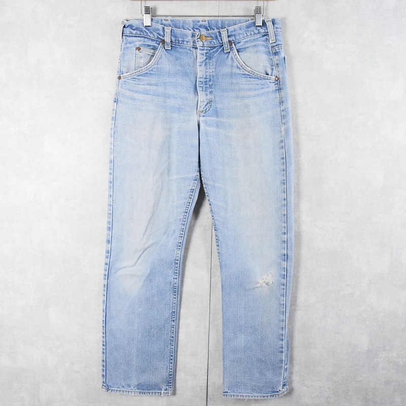 古着 80s USA製 Lee 200-0147 濃紺 デニム パンツ ジーンズ ストレート W31 L29 - 古着 通販 ヴィンテージ 古着屋  Dracaena ドラセナ