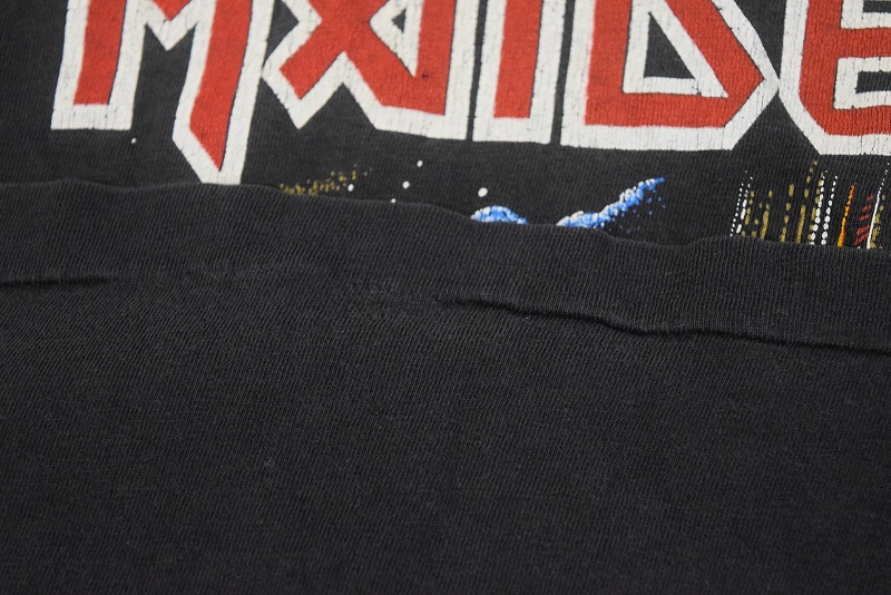 注目の福袋！ 80年代 80s アイアンメイデン ブラック 黒 ノースリーブTシャツ トップス