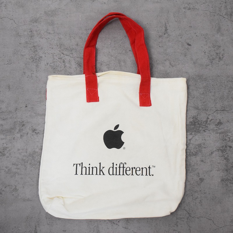Apple Think different NSBA ロゴプリント トートバッグ