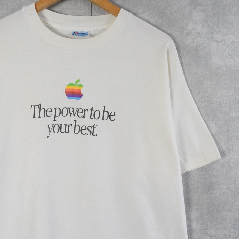 保障できる 90s 90年代 アメリカ製 |ヴインテージ古着屋Feeet 企業 アップル トップス