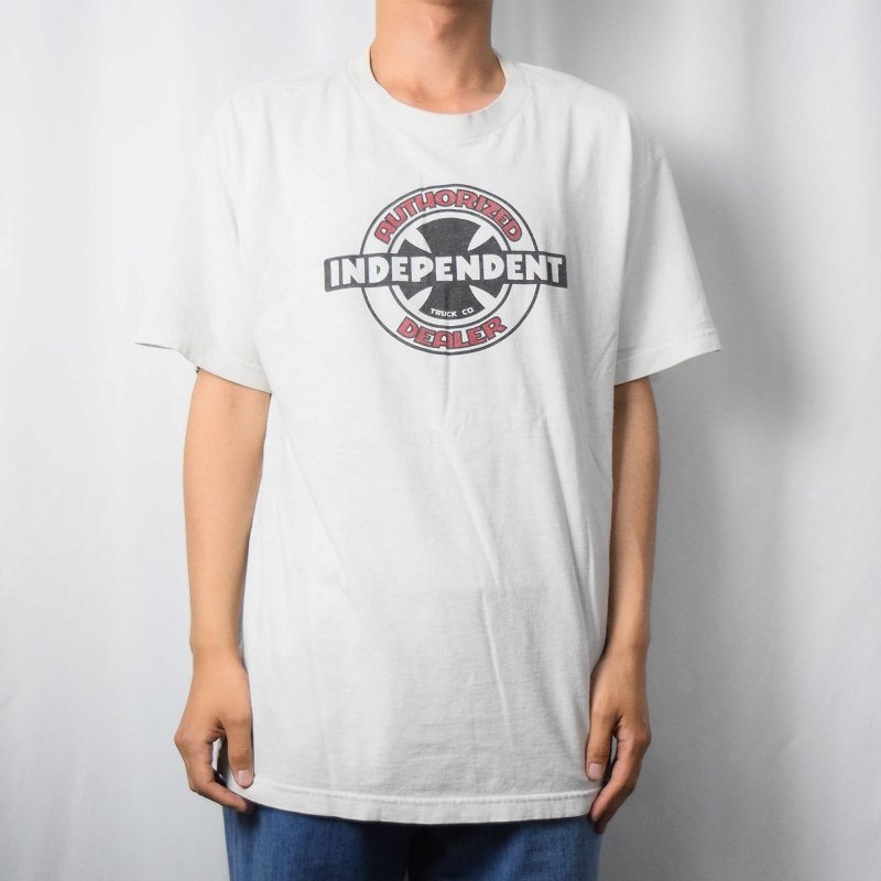 INDPENDENT スケートトラックブランド ロゴプリントTシャツ L