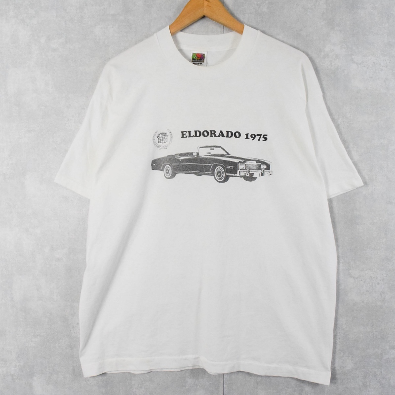 90年代 90s キャデラック エルドラド アメ車 白 ホワイト 半袖