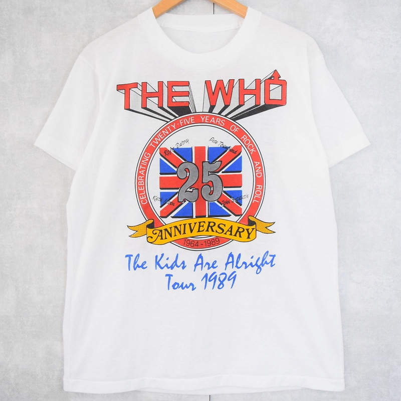 状態良】ザ フー バンドT シャツ The Who 1993s イエロー