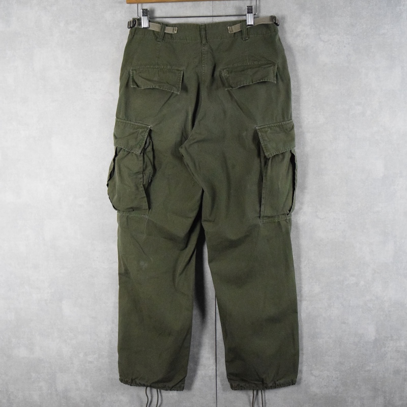 60's U.S.ARMY コットンポプリン ジャングルファティーグパンツ 3rd REGULAR SMALL