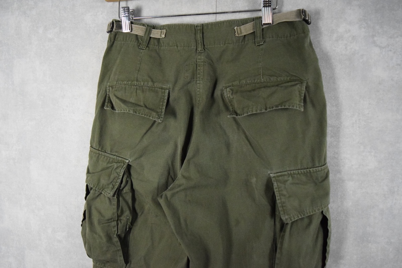 60's U.S.ARMY コットンポプリン ジャングルファティーグパンツ 3rd REGULAR SMALL