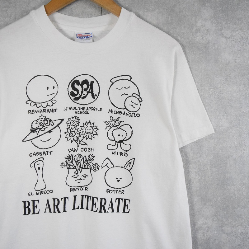 【返品交換不可】 90s アートT アート 現代アート ART OF HISTORY スマイル 90年代 トップス