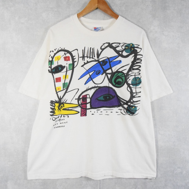 90年代 90s 抽象画 芸術 絵画 アメリカ製 | ビンテージ古着屋
