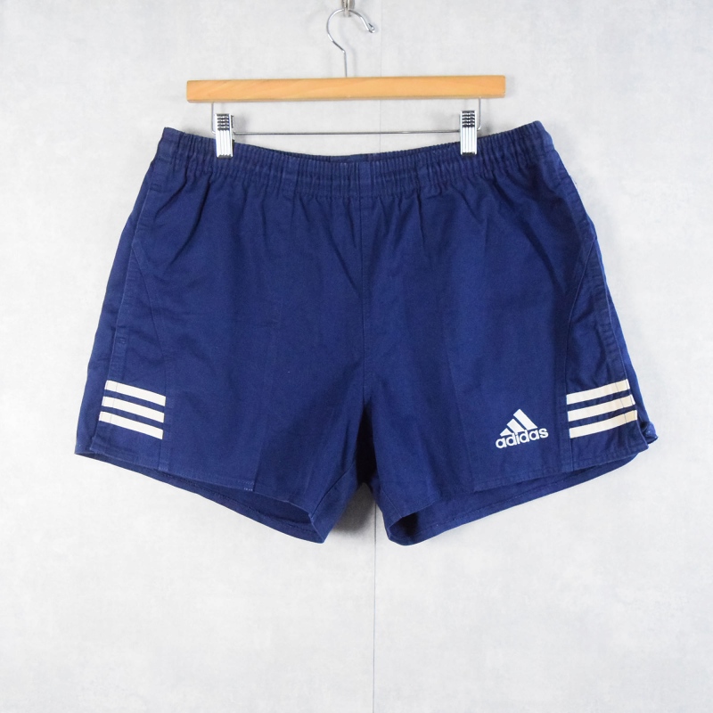 90年代 90s アディダス スポーツ ショートパンツ 紺 ネイビー