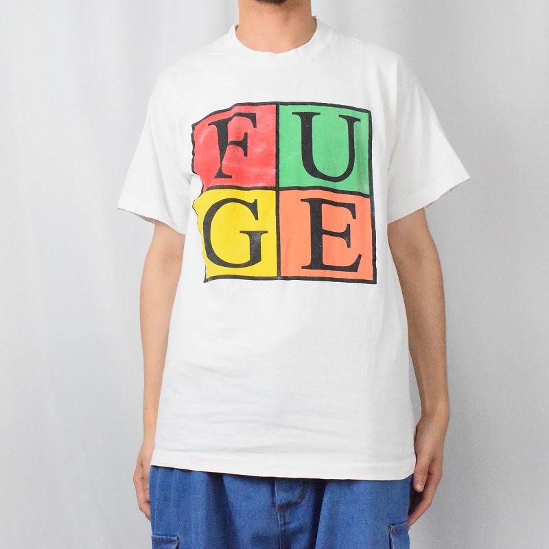 90年代 UGO NESPOLO アートプリントTシャツ メンズL相当 古着