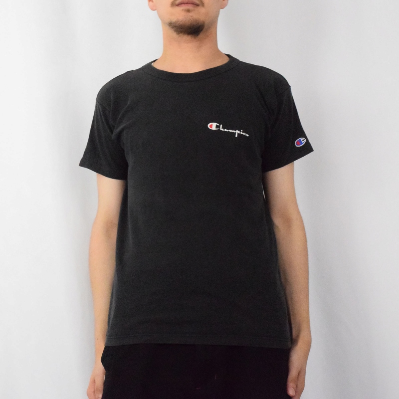 期間限定特別価格 90年代 半袖 ブラック 黒 アメリカ製 チャンピオン 90s 半袖Tシャツ