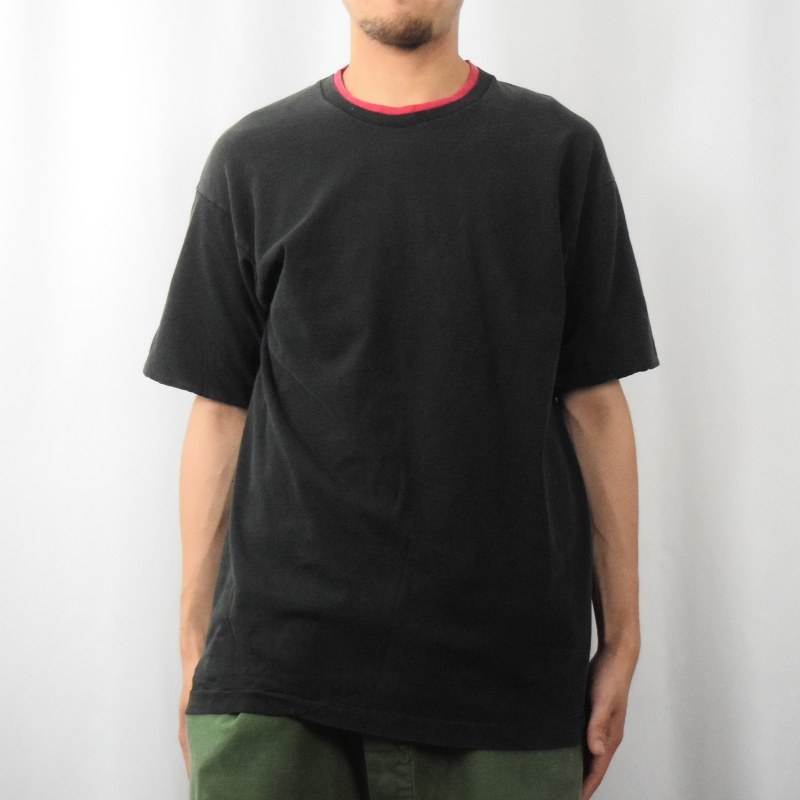 90s 90年代 フルーツオブザルーム アメリカ製 2トーン 半袖 |ヴインテージ古着屋Feeet 通販 名古屋 大須 メンズ