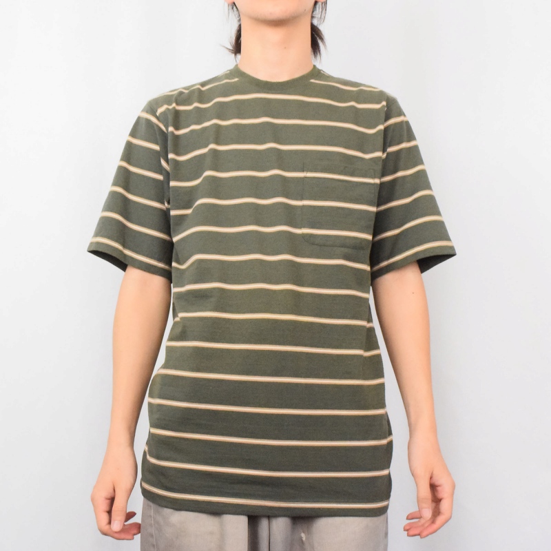 品質一番の 90年代 90s 2000年代 2000s ピューリタン 緑 グリーン 半袖 トップス