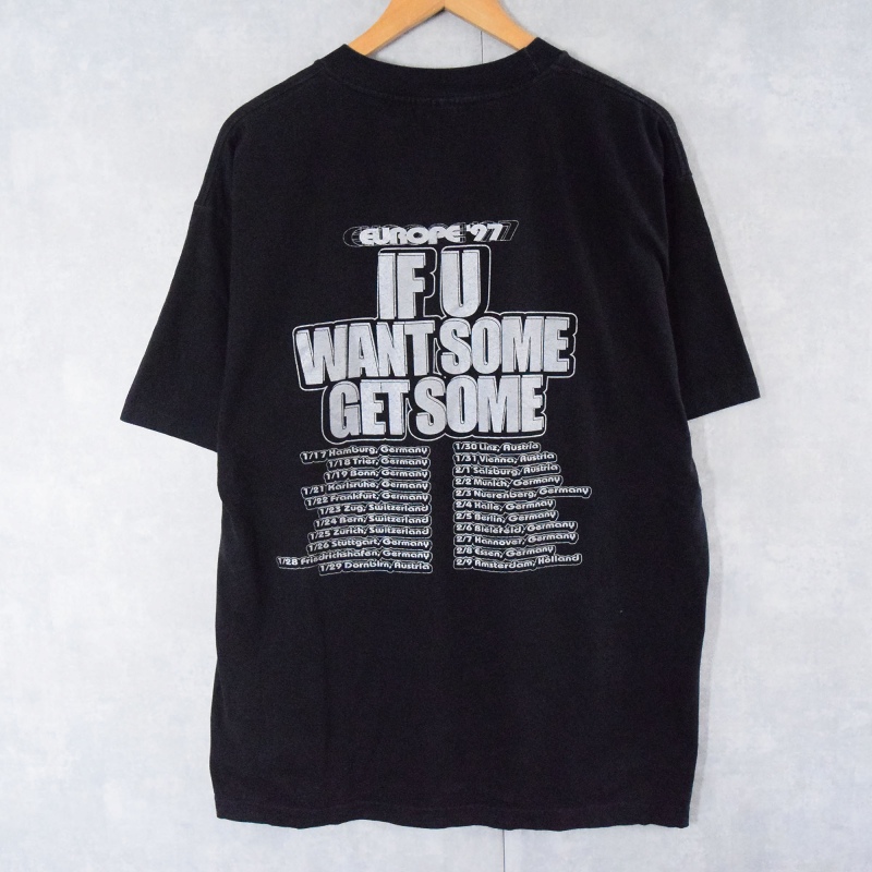 90's Delinquent Habits USA製 ヒップホッププリントTシャツ BLACK XL