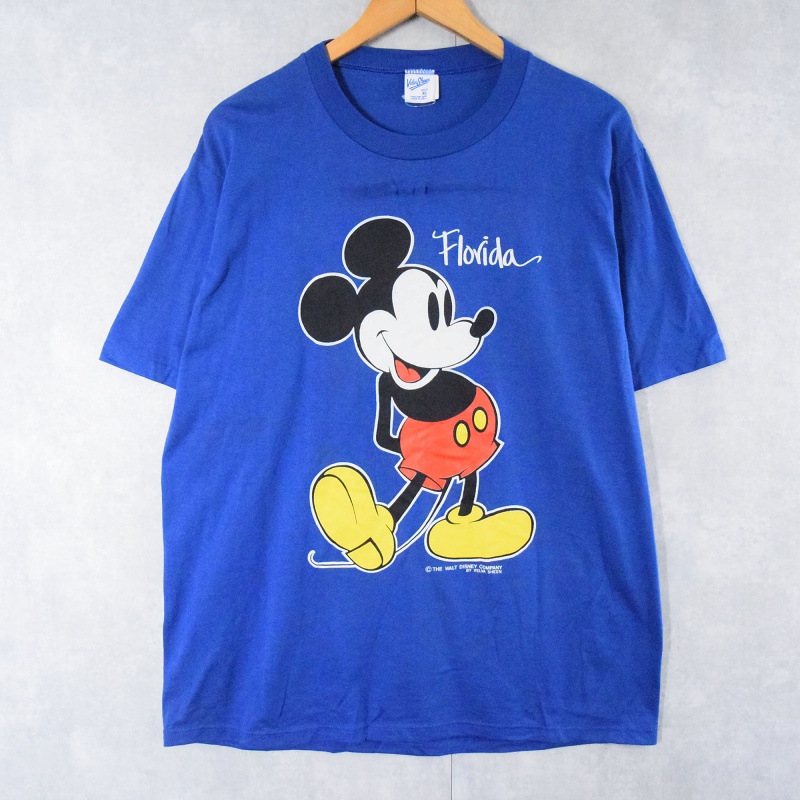 90's MICKEY MOUSE USA製 キャラクタープリントTシャツ XL