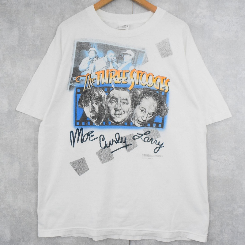 90年代 USA製 THE THREE STOOGES 三ばか大将 フォトプリントT
