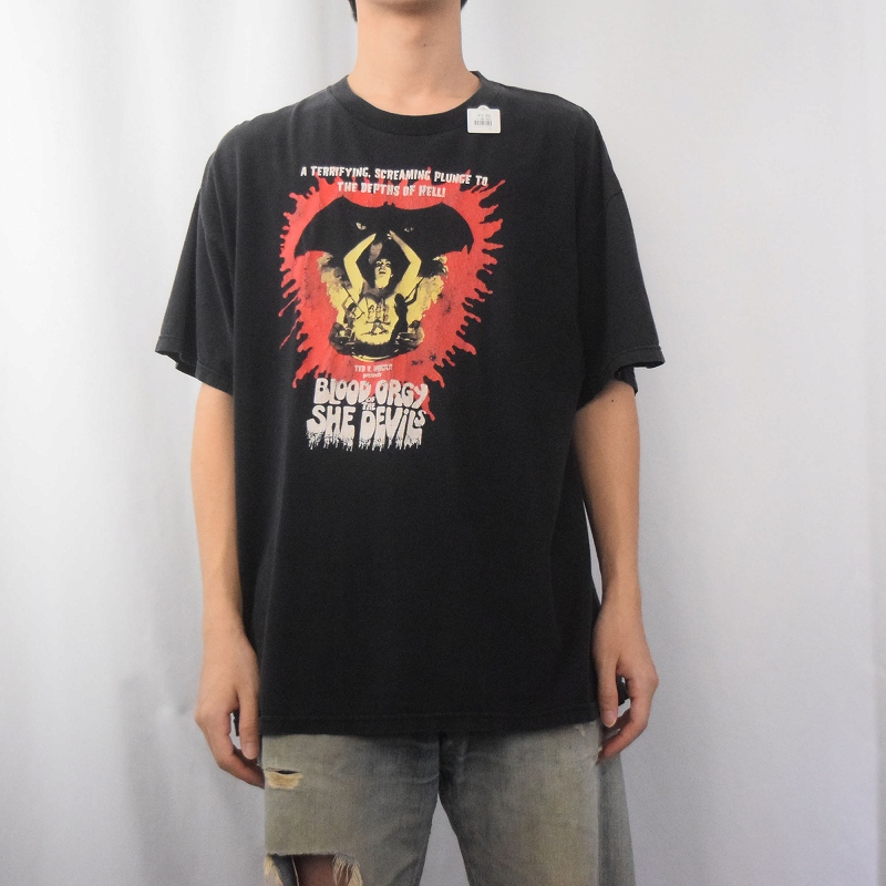 ホラー ムービー 黒 ブラック 半袖 | ビンテージ古着屋Feeet 通販 名古屋 大須 メンズ