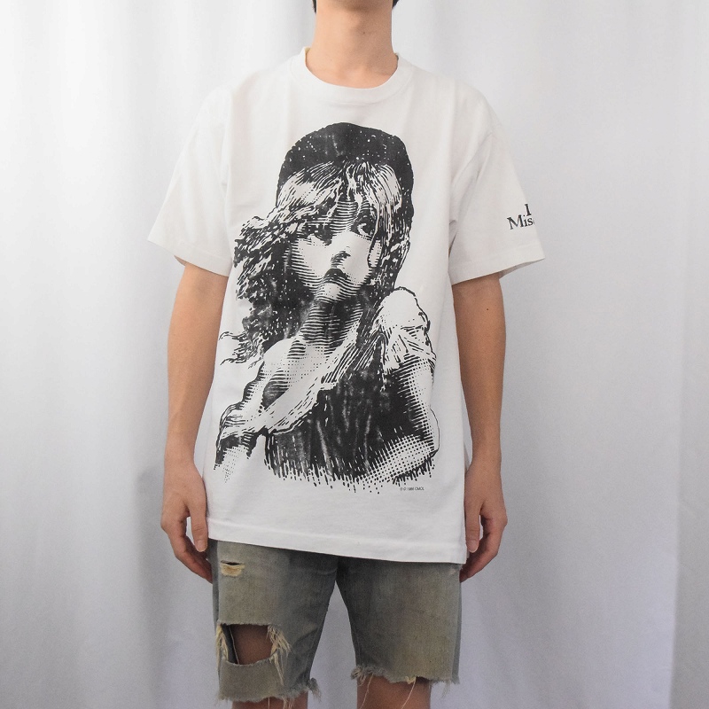 Vintage 90s Les Miserables T-Shirt Mens M Musical Le Mis