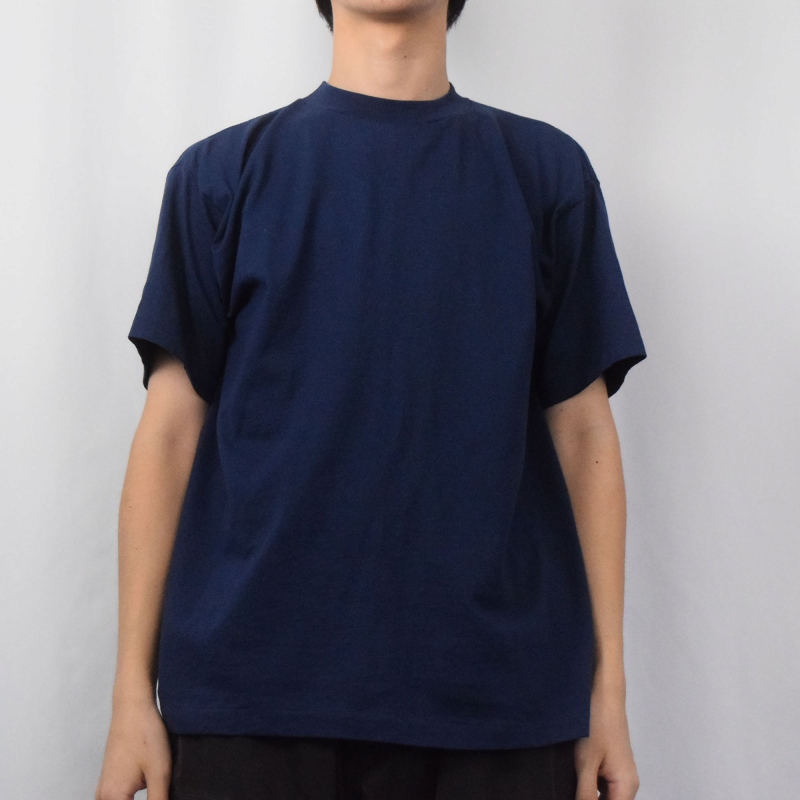90's Fashion Gear USA製 無地Tシャツ NAVY L