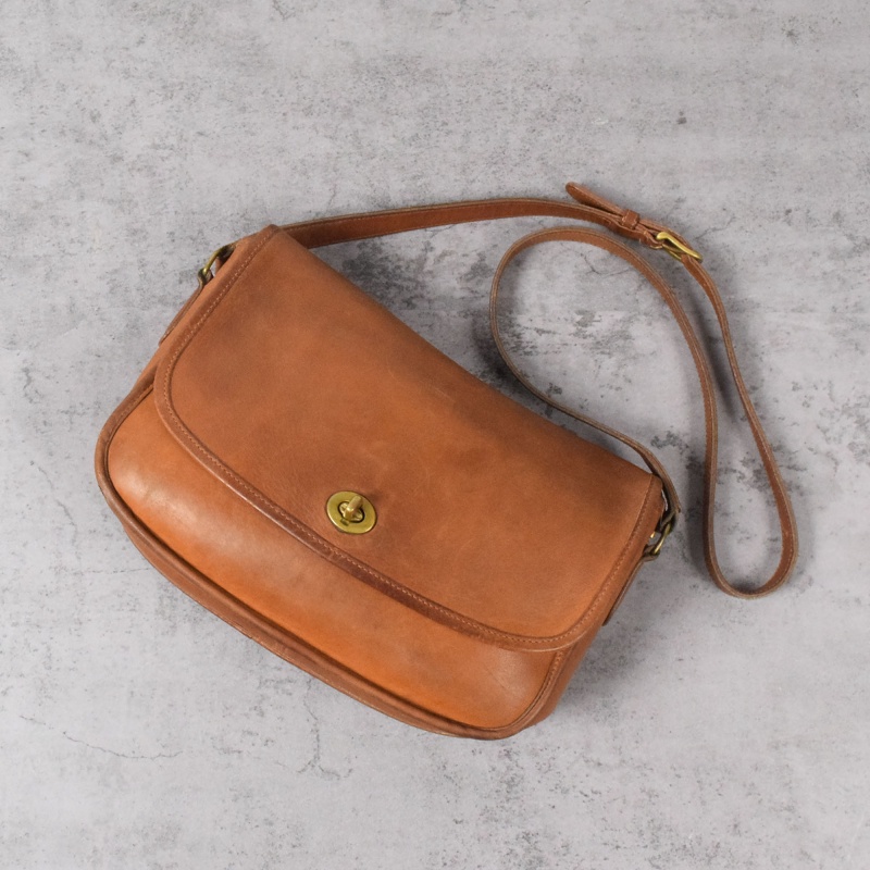 COACH レザー ショルダーバッグ ブラウン USA製 | NEW ITEM
