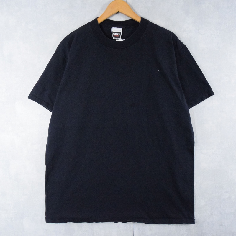 90's TULTEX 無地Tシャツ BLACK XL