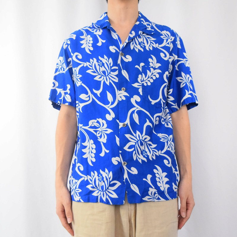 【新作入荷!!】 60s 60年代 70s 70年代 オープンカラーシャツ 開襟 ハワイアン 洋風